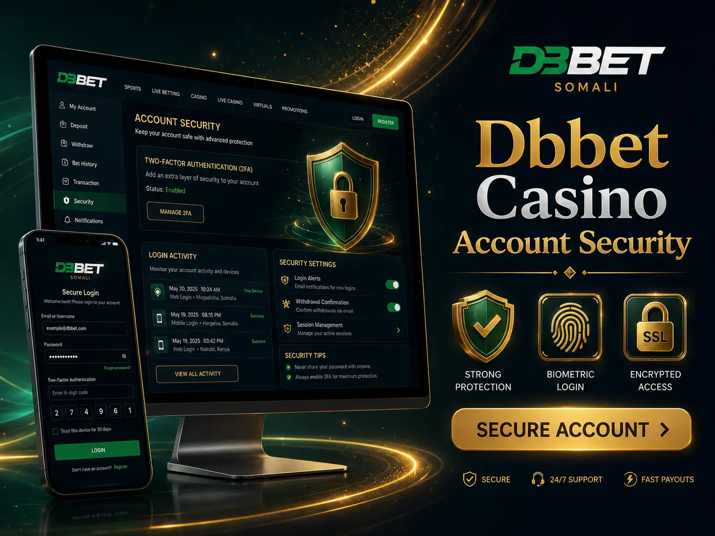 Account Security at Casino Dbbet