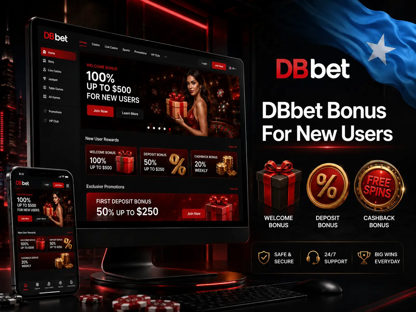 DBbet Bonus For New And Existing Users
