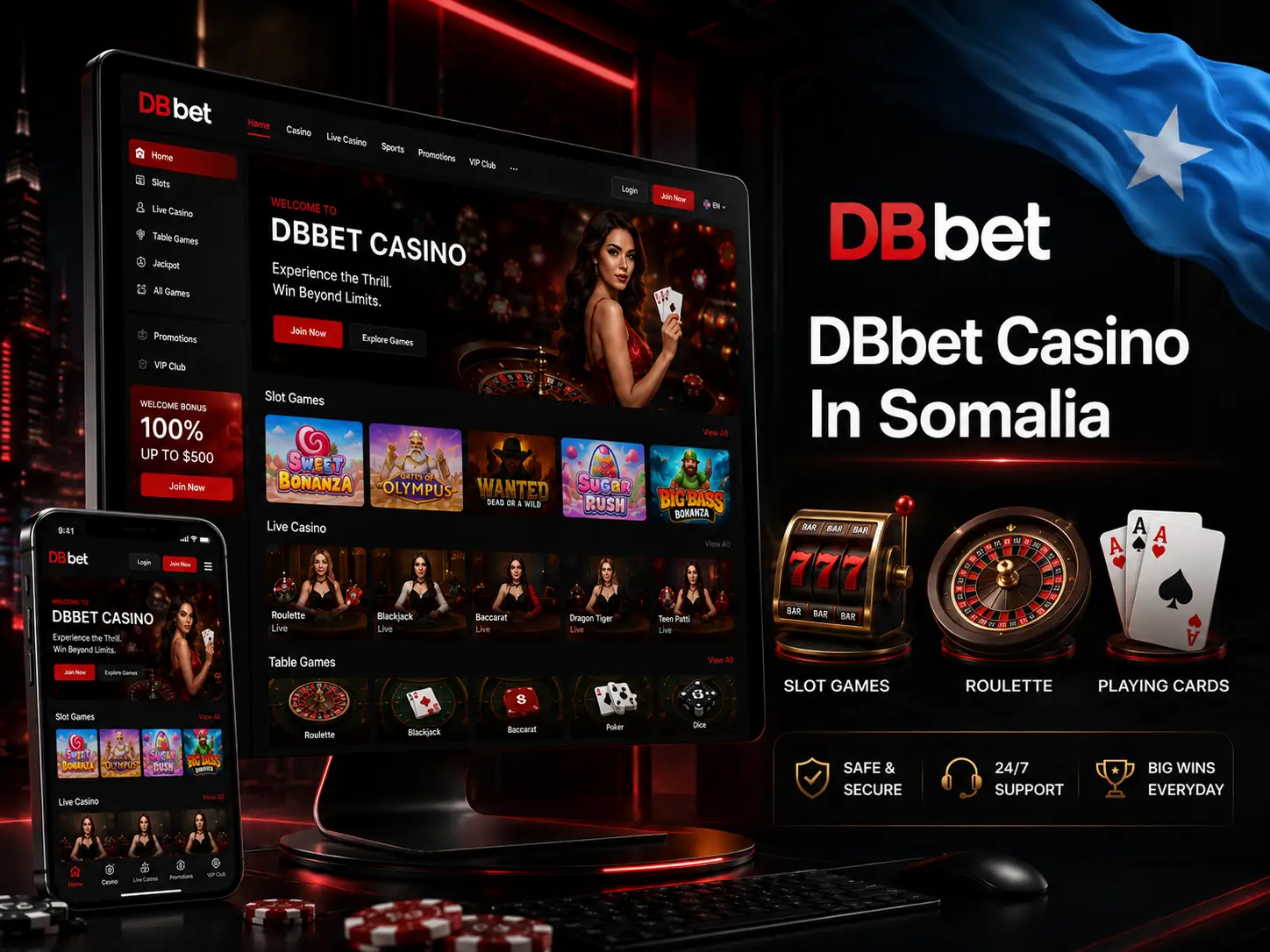 DBbet Casino In Somalia